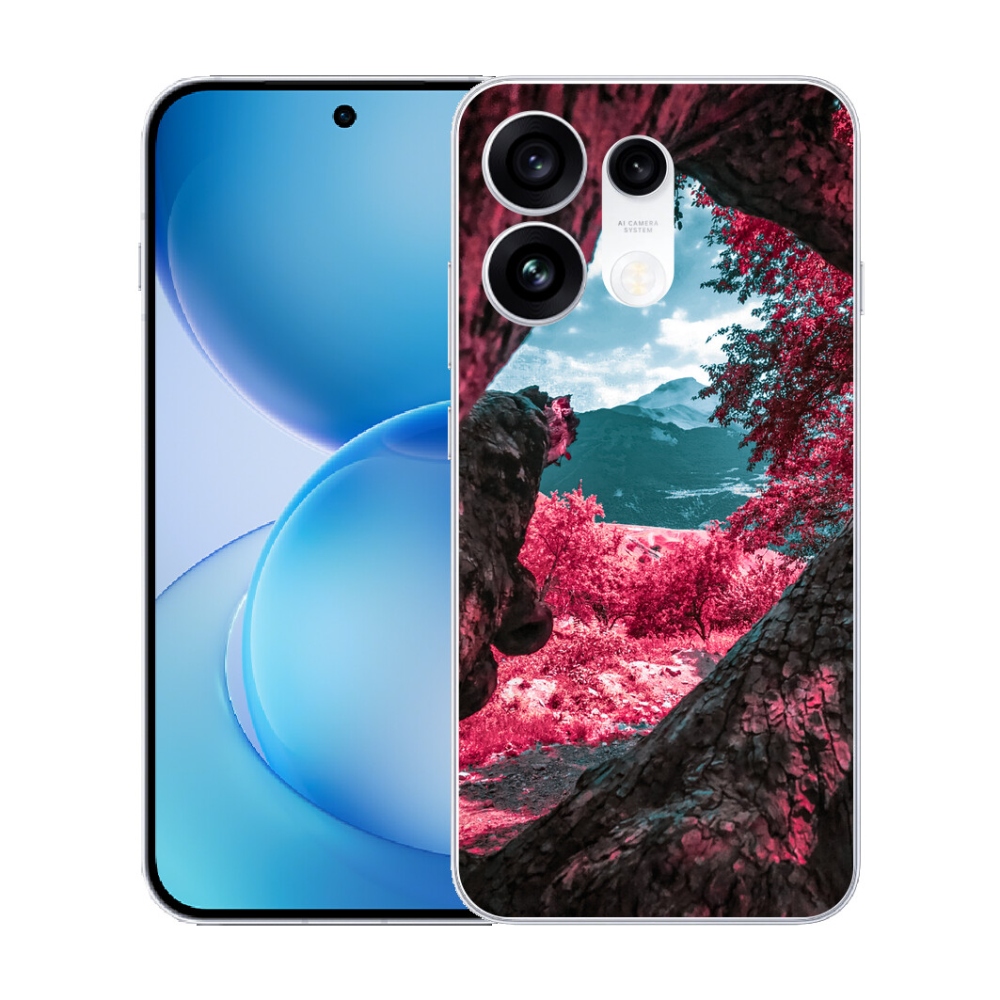 Gélový kryt mmCase na Oppo Reno 16 Pro 5G - výhľad na hory