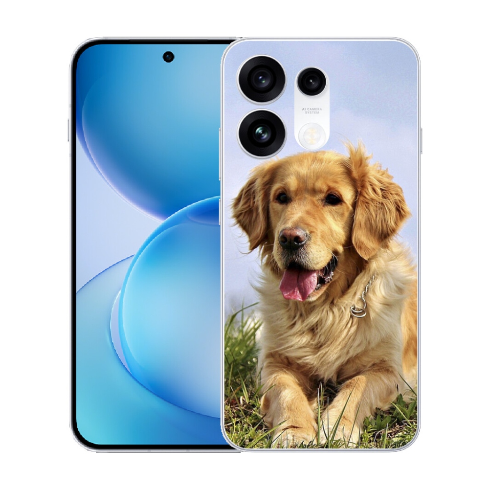 Gélový kryt mmCase na Oppo Reno 16 Pro 5G - zlatý retriever
