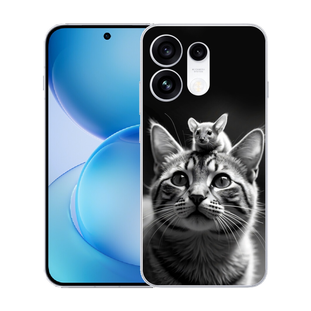 Gélový kryt mmCase na Oppo Reno 16 Pro 5G - zvieracie priateľstvo 2