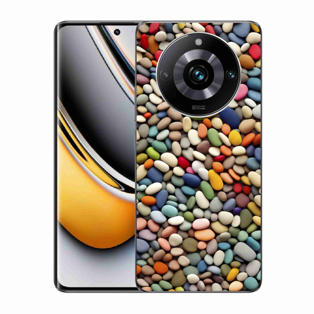 Gélový kryt mmCase na Realme 11 Pro 5G/11 Pro+ 5G - farebné kamienky 2