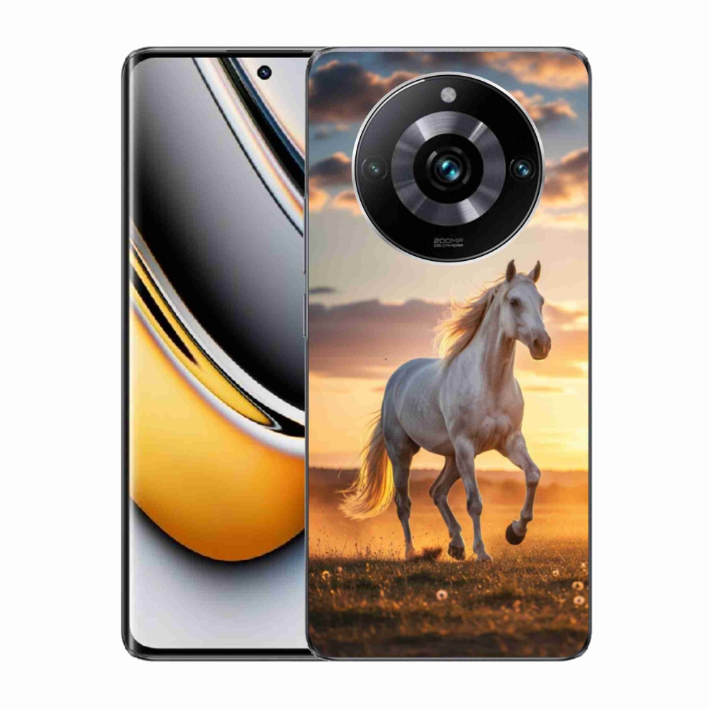 Gélový kryt mmCase na Realme 11 Pro 5G/11 Pro+ 5G - bežiaci biely kôň 2