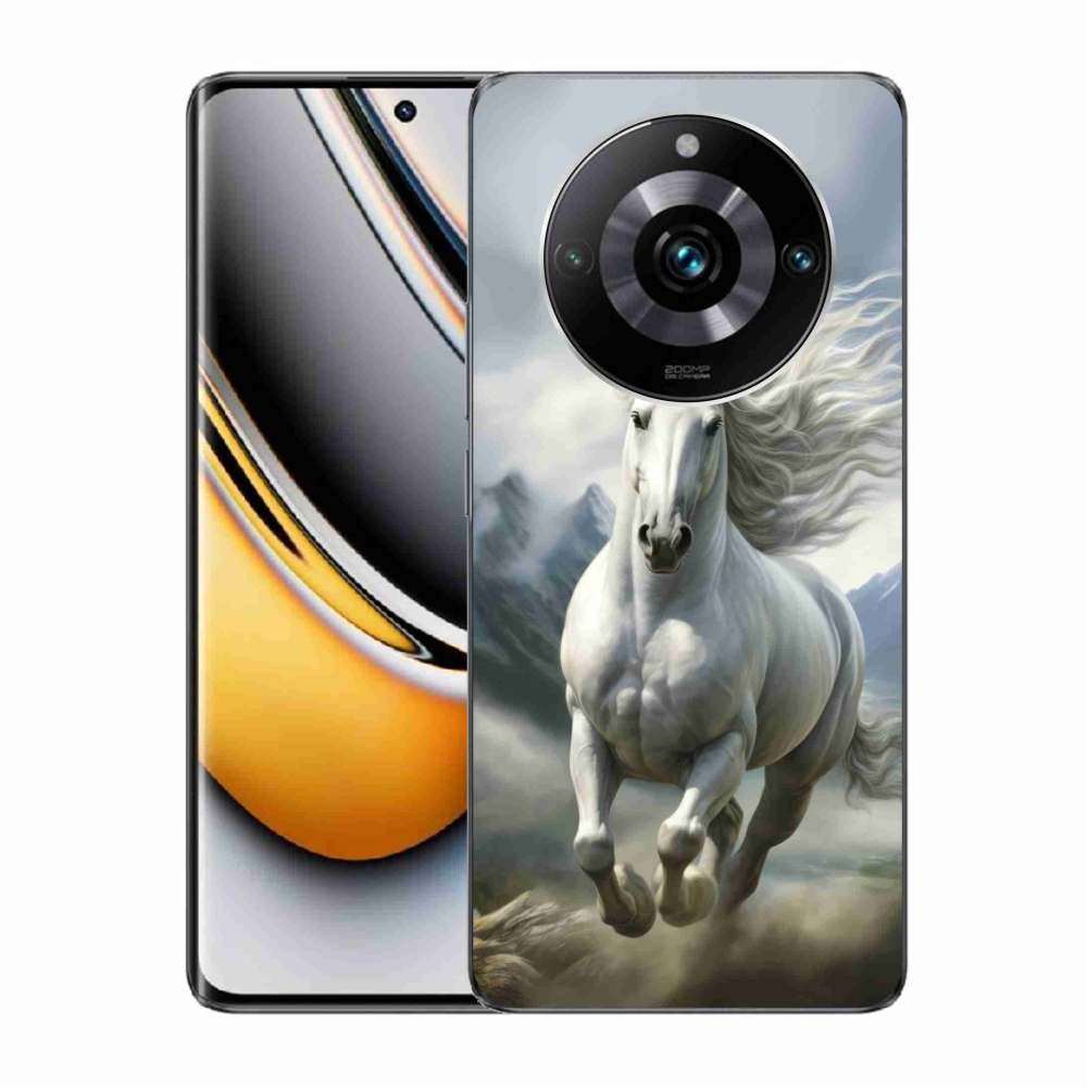 Gélový kryt mmCase na Realme 11 Pro 5G/11 Pro+ 5G - bežiaci biely kôň 3