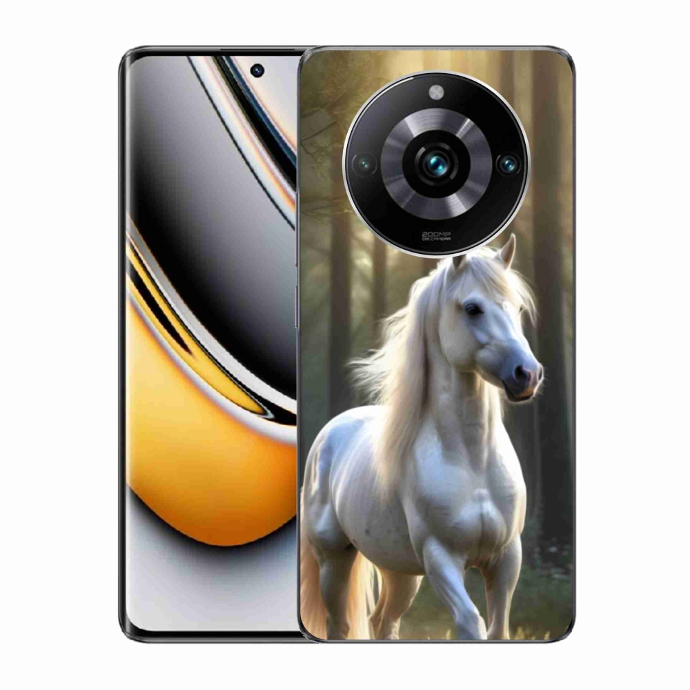 Gélový kryt mmCase na Realme 11 Pro 5G/11 Pro+ 5G - biely kôň 3