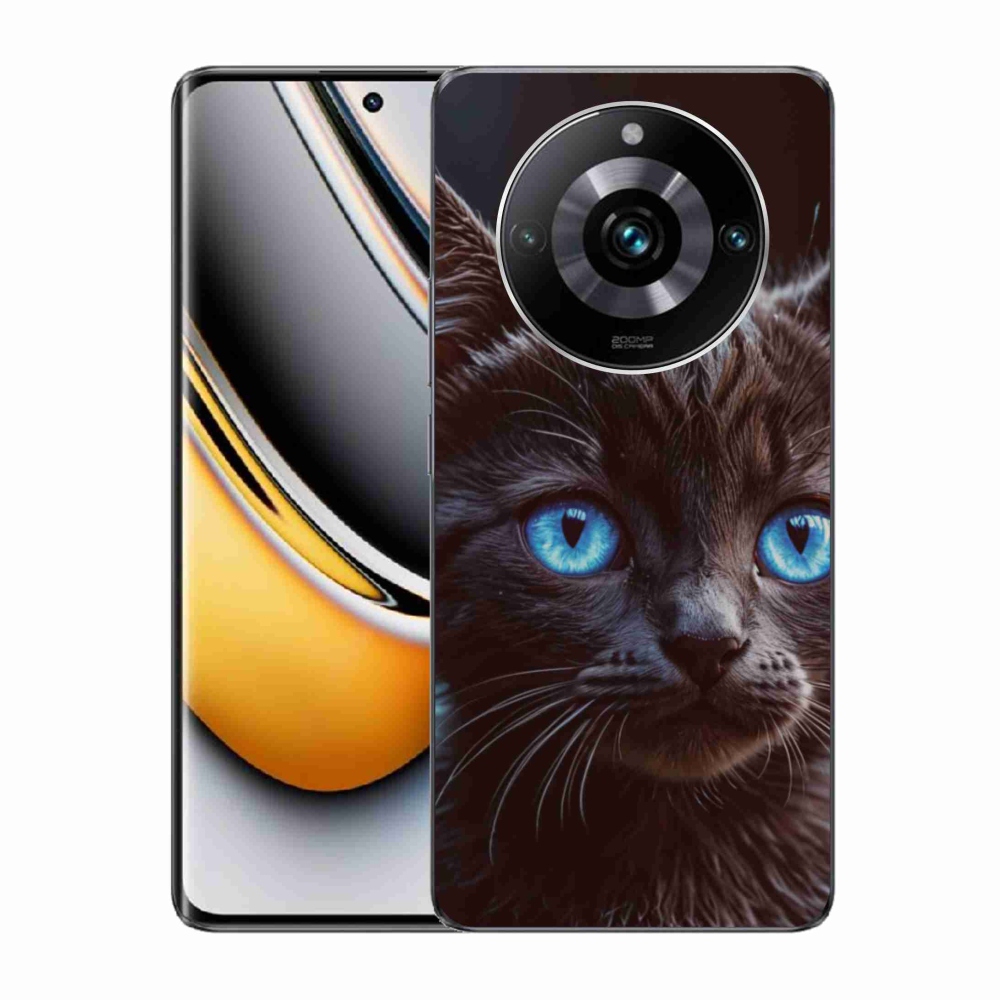 Gélový kryt mmCase na Realme 11 Pro 5G/11 Pro+ 5G - čierne mačiatko 2