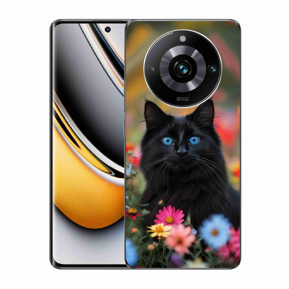 Gélový kryt mmCase na Realme 11 Pro 5G/11 Pro+ 5G - čierne mačiatko 4