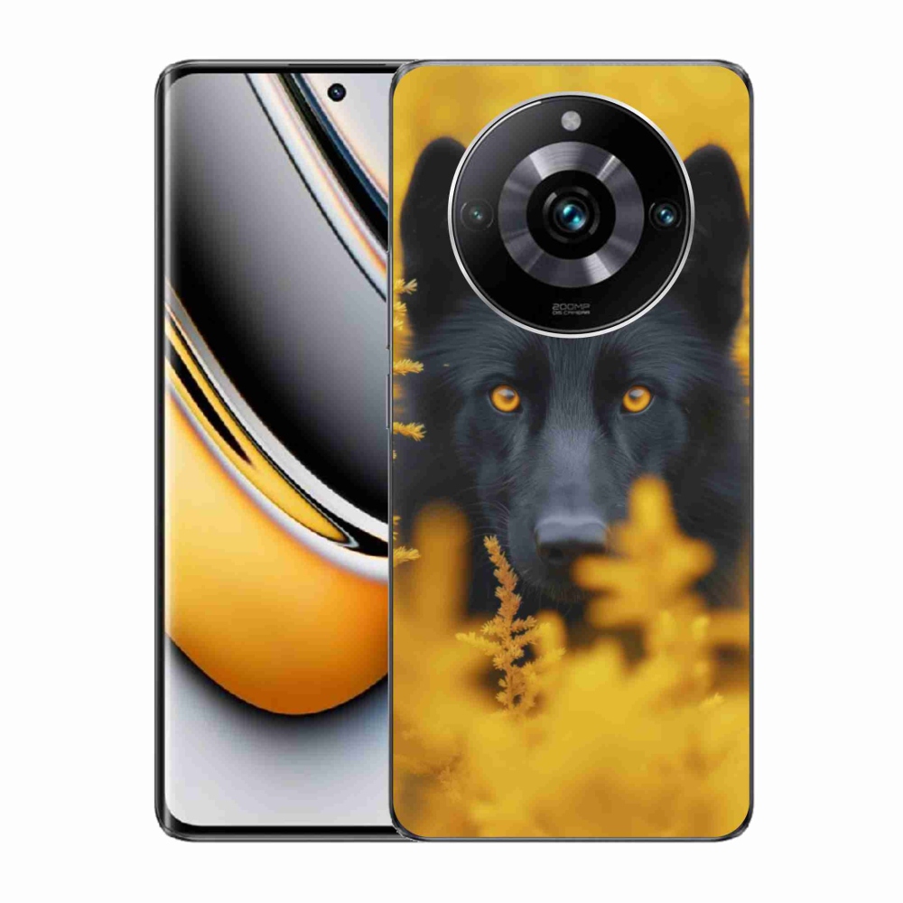 Gélový kryt mmCase na Realme 11 Pro 5G/11 Pro+ 5G - čierny vlk 2
