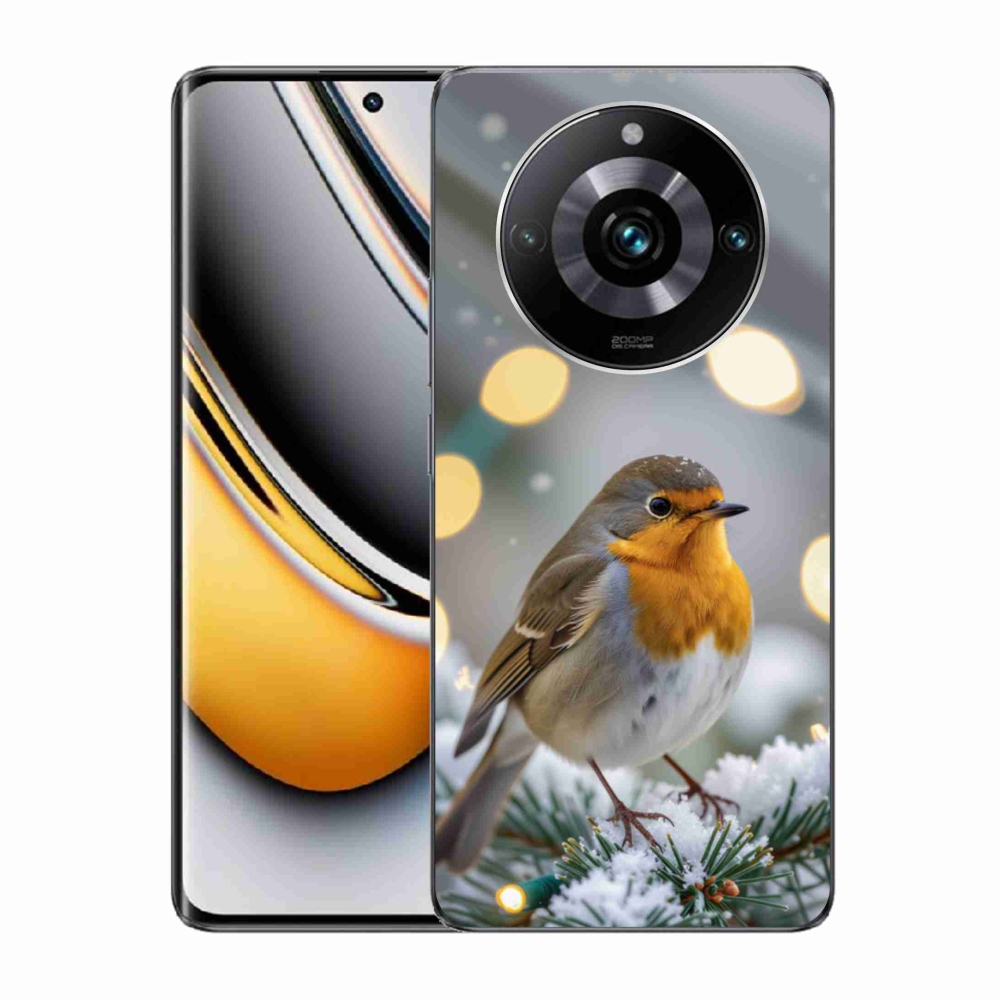 Gélový kryt mmCase na Realme 11 Pro 5G/11 Pro+ 5G - červienka v zime