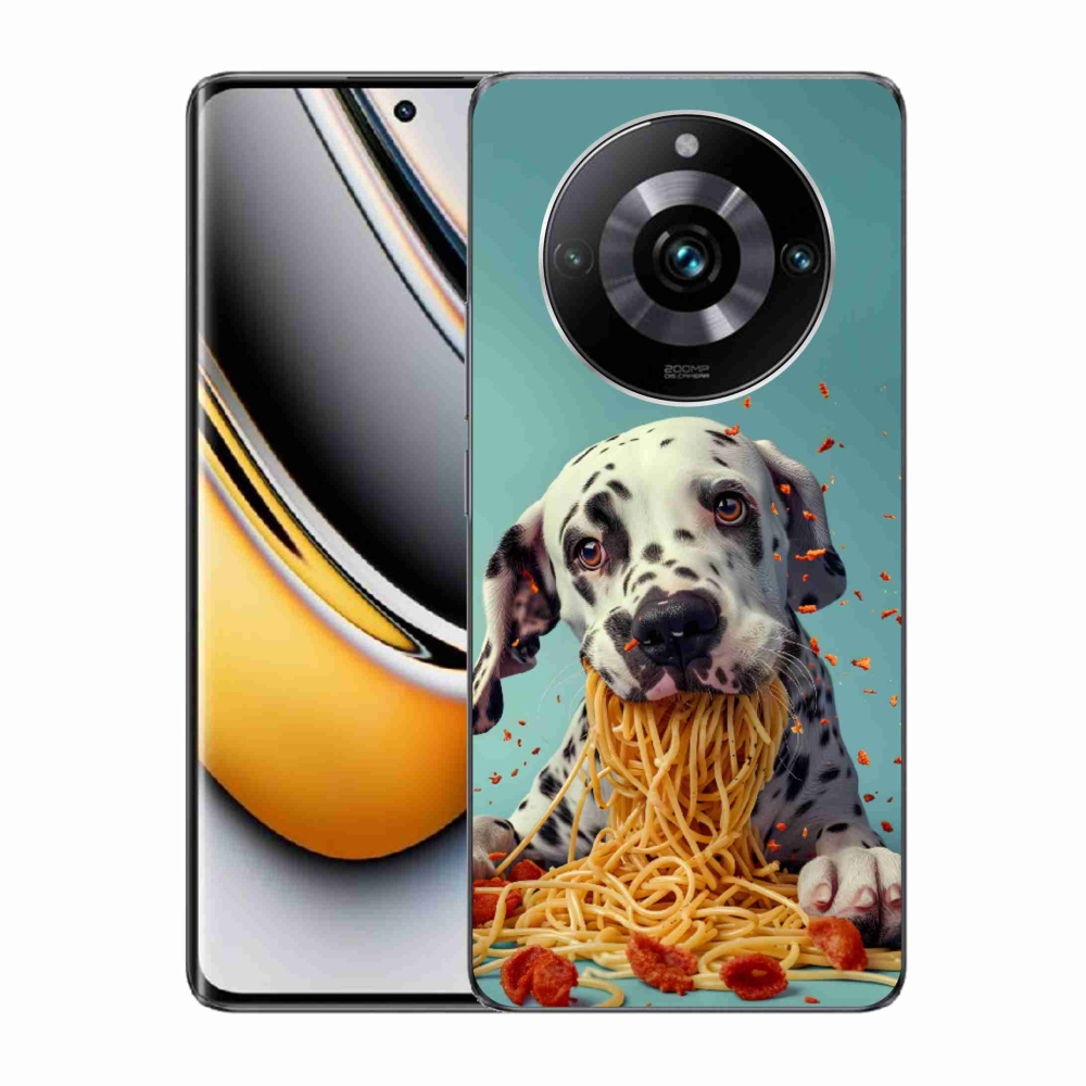 Gélový kryt mmCase na Realme 11 Pro 5G/11 Pro+ 5G - dalmatín a špagety