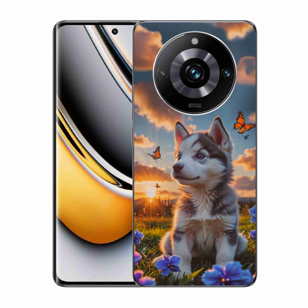 Gélový kryt mmCase na Realme 11 Pro 5G/11 Pro+ 5G - husky pri západe slnka