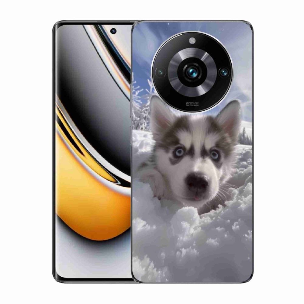 Gélový kryt mmCase na Realme 11 Pro 5G/11 Pro+ 5G - husky v snehu