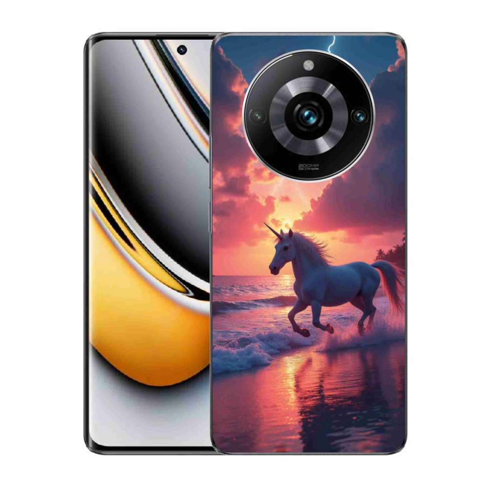 Gélový kryt mmCase na Realme 11 Pro 5G/11 Pro+ 5G - jednorožec na pláži