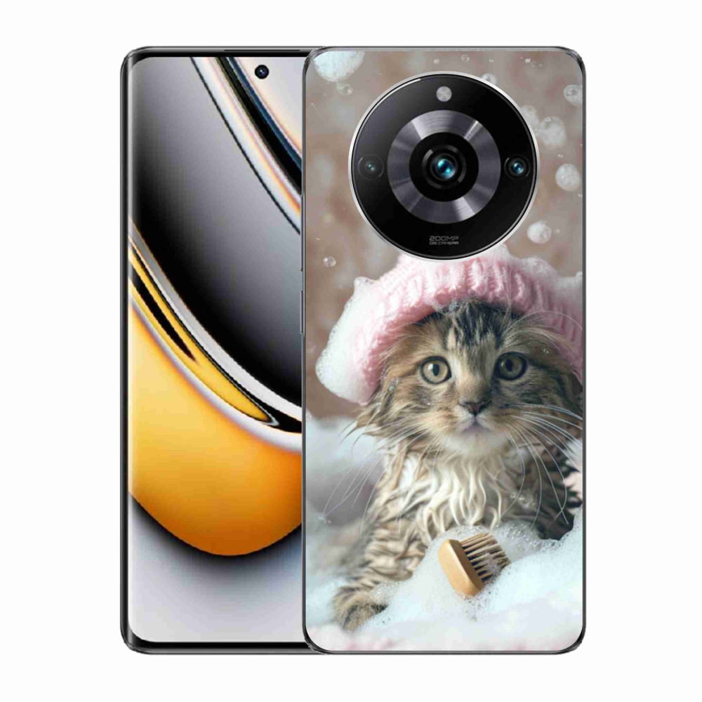 Gélový kryt mmCase na Realme 11 Pro 5G/11 Pro+ 5G - mačiatko a kúpeľ