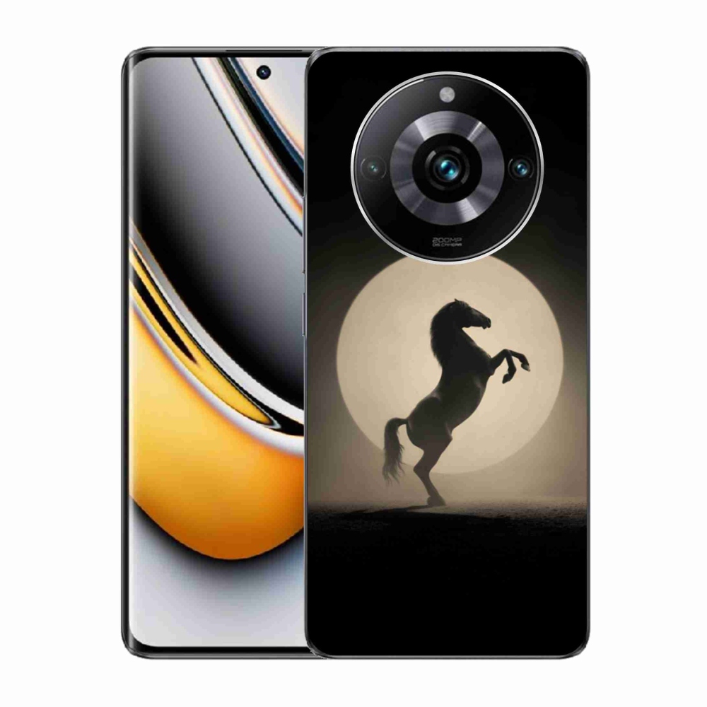 Gélový kryt mmCase na Realme 11 Pro 5G/11 Pro+ 5G - kôň v siluete
