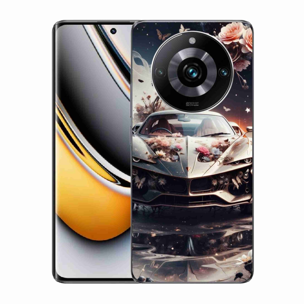 Gélový kryt mmCase na Realme 11 Pro 5G/11 Pro+ 5G - kvetinové športové vozidlo