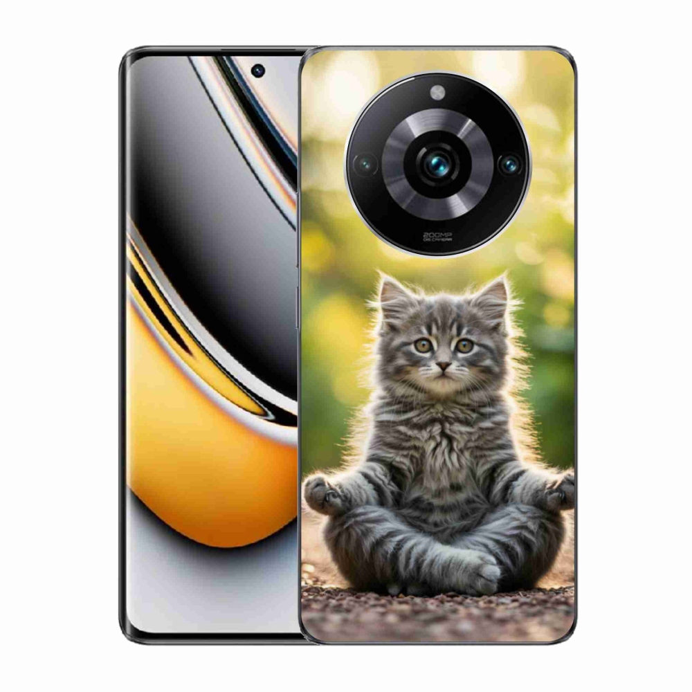 Gélový kryt mmCase na Realme 11 Pro 5G/11 Pro+ 5G - meditujúce mačiatko