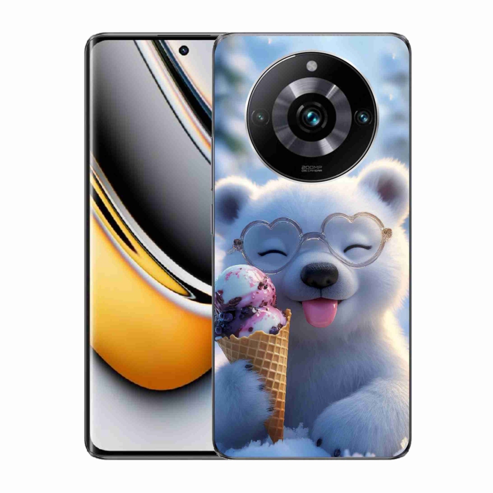 Gélový kryt mmCase na Realme 11 Pro 5G/11 Pro+ 5G - medvedík so zmrzlinou