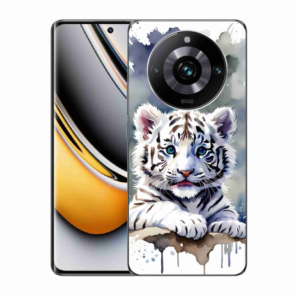 Gélový kryt mmCase na Realme 11 Pro 5G/11 Pro+ 5G - mláďa bieleho tigra