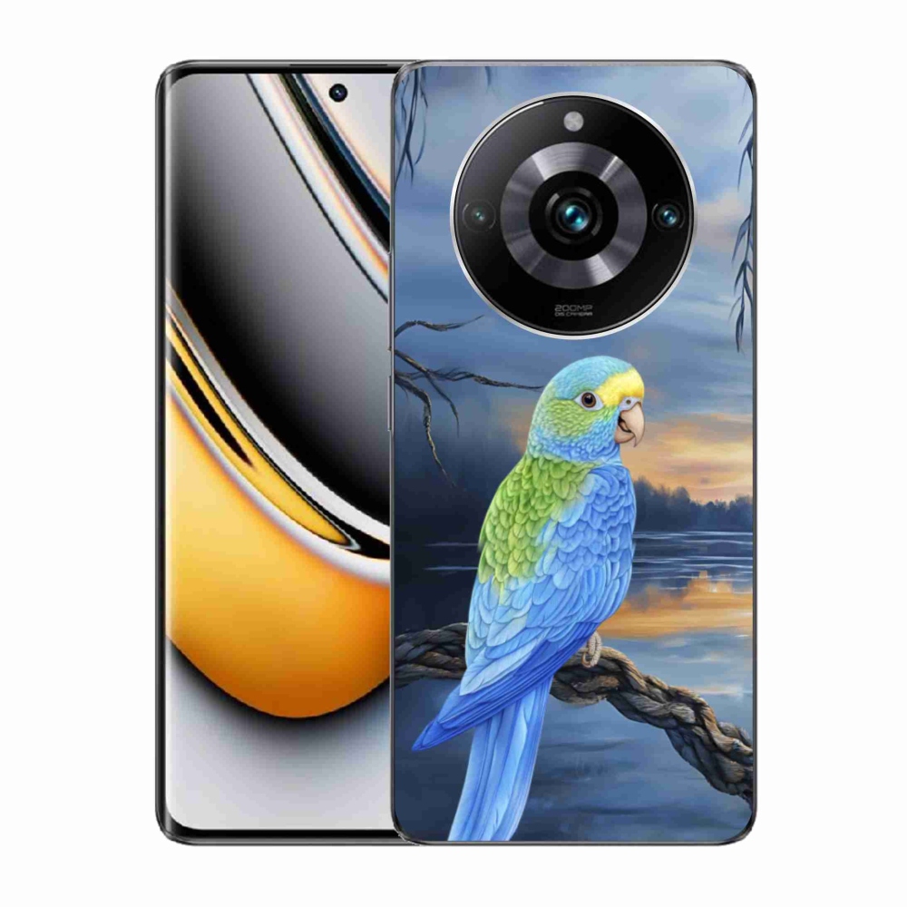 Gélový kryt mmCase na Realme 11 Pro 5G/11 Pro+ 5G - modrý papagáj