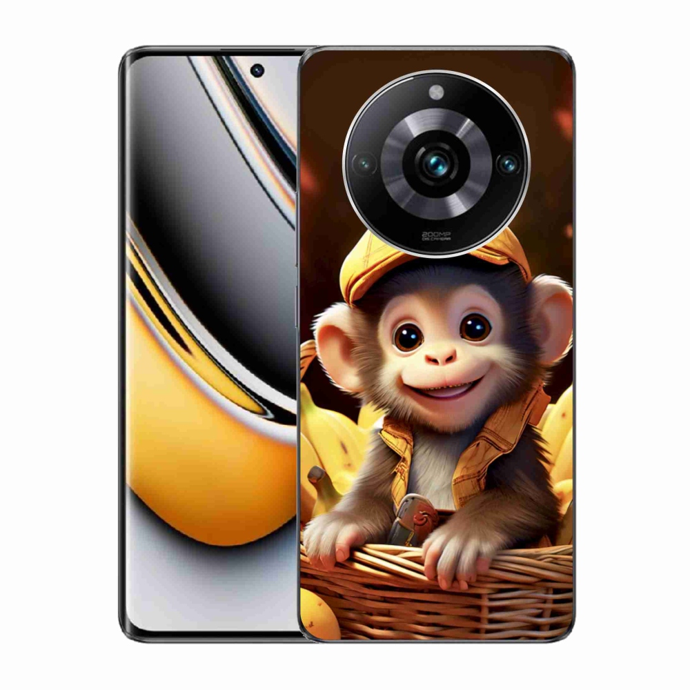Gélový kryt mmCase na Realme 11 Pro 5G/11 Pro+ 5G - opice v košíku