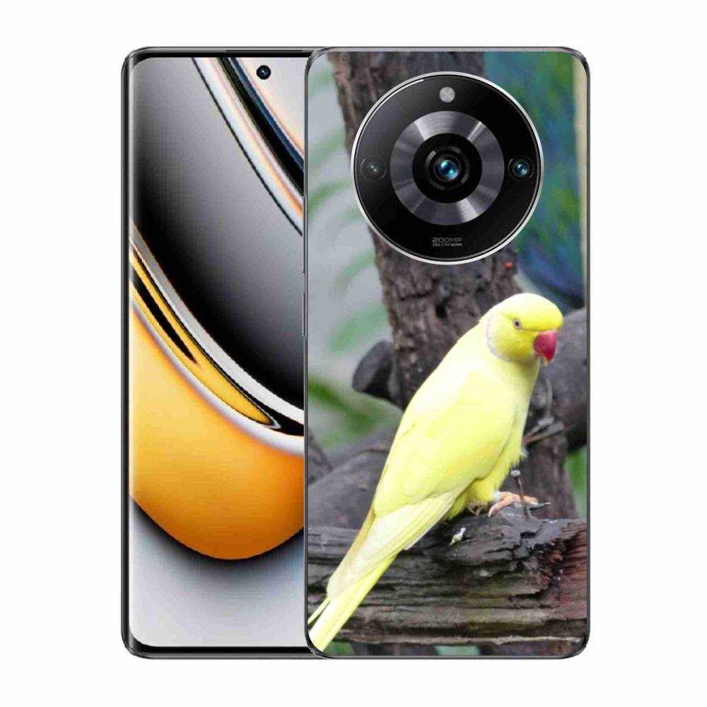 Gélový kryt mmCase na Realme 11 Pro 5G/11 Pro+ 5G - papagáj alexander žltý