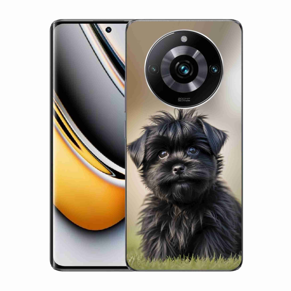 Gélový kryt mmCase na Realme 11 Pro 5G/11 Pro+ 5G - roztomilý čierny psík