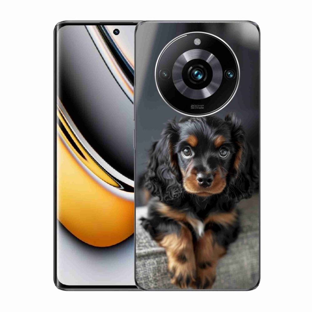 Gélový kryt mmCase na Realme 11 Pro 5G/11 Pro+ 5G - roztomilý dlhosrstý jazvečík