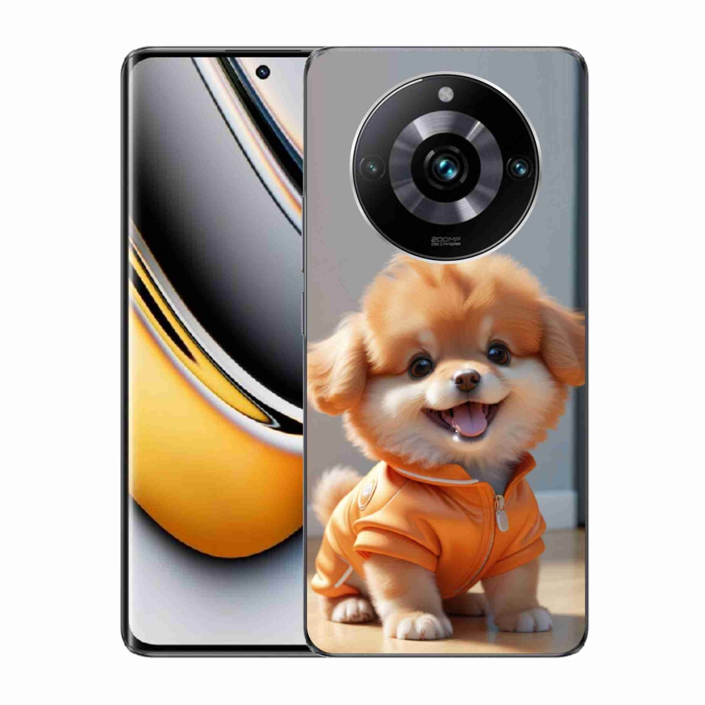 Gélový kryt mmCase na Realme 11 Pro 5G/11 Pro+ 5G - roztomilý pomeranian v mikine