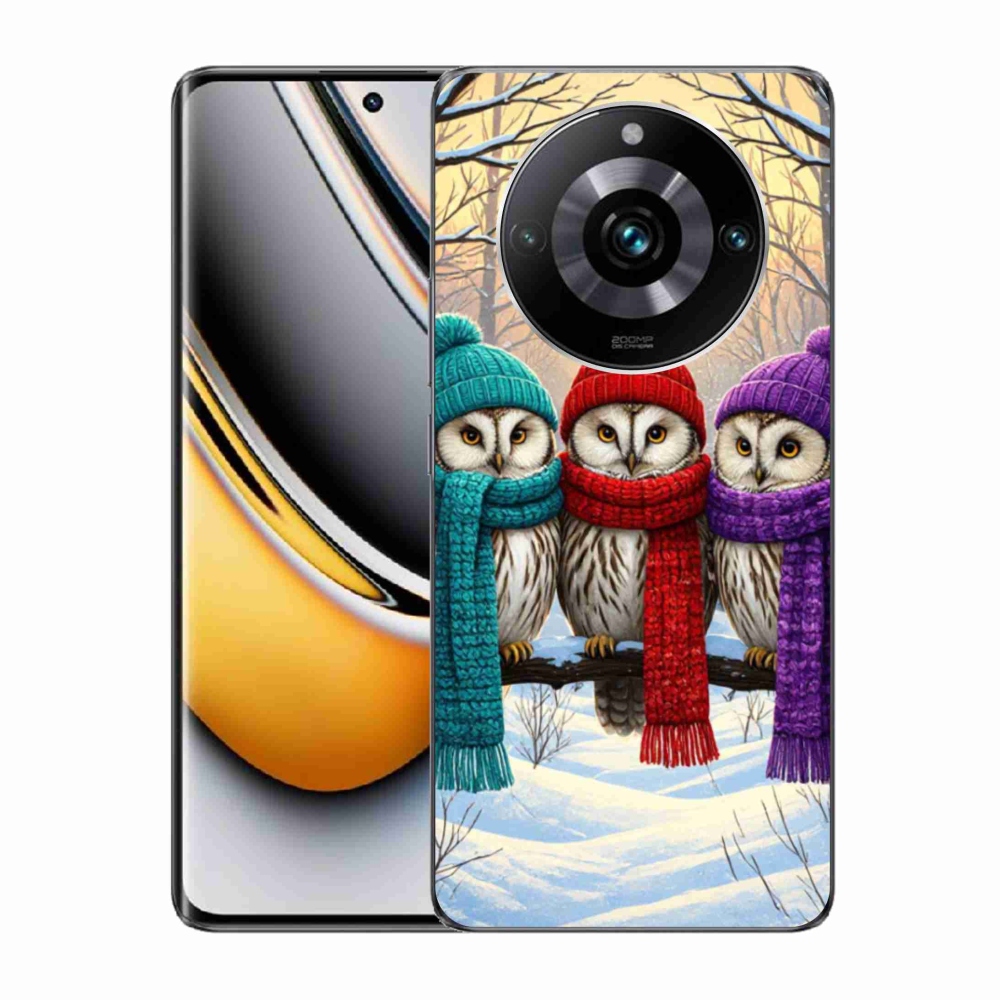 Gélový kryt mmCase na Realme 11 Pro 5G/11 Pro+ 5G - soví priatelia