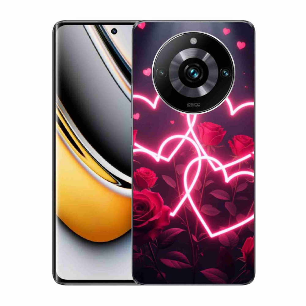 Gélový kryt mmCase na Realme 11 Pro 5G/11 Pro+ 5G - srdce lásky