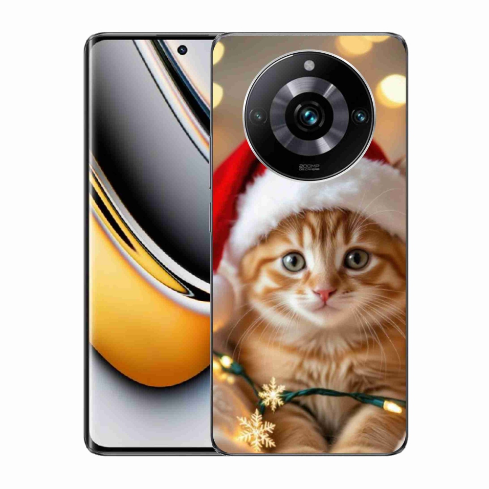 Gélový kryt mmCase na Realme 11 Pro 5G/11 Pro+ 5G - vianočné mačiatko
