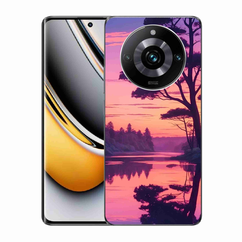 Gélový kryt mmCase na Realme 11 Pro 5G/11 Pro+ 5G - západ slnka nad jazerom