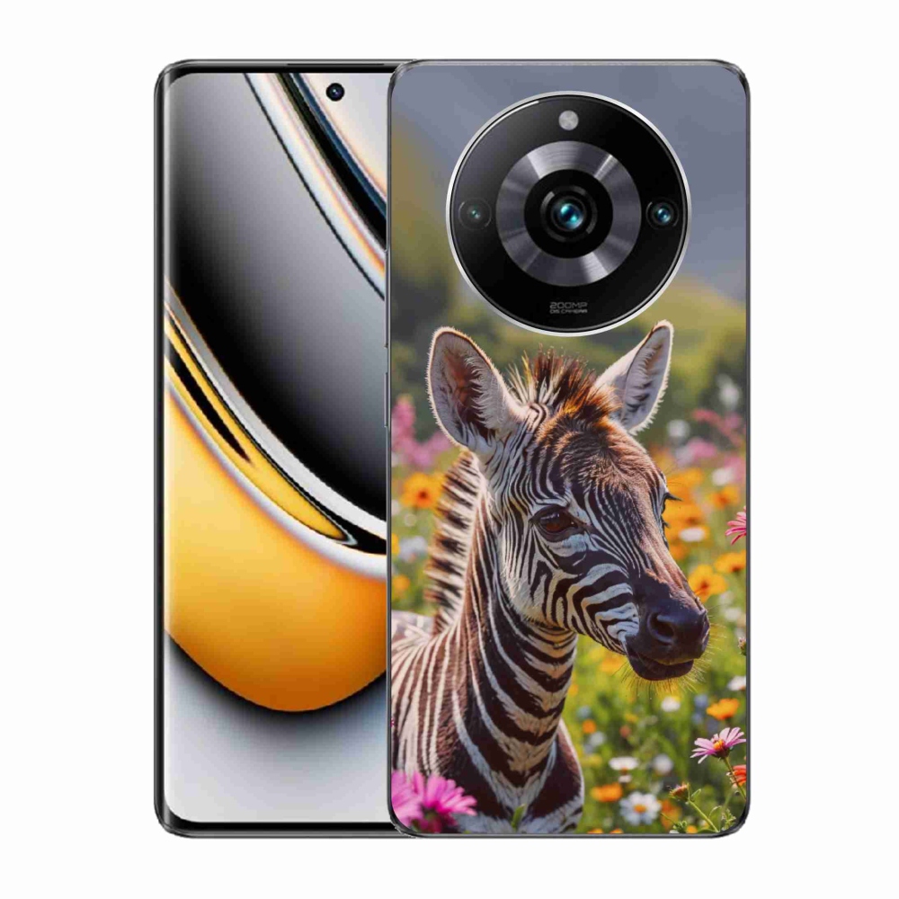 Gélový kryt mmCase na Realme 11 Pro 5G/11 Pro+ 5G - zebra na lúke