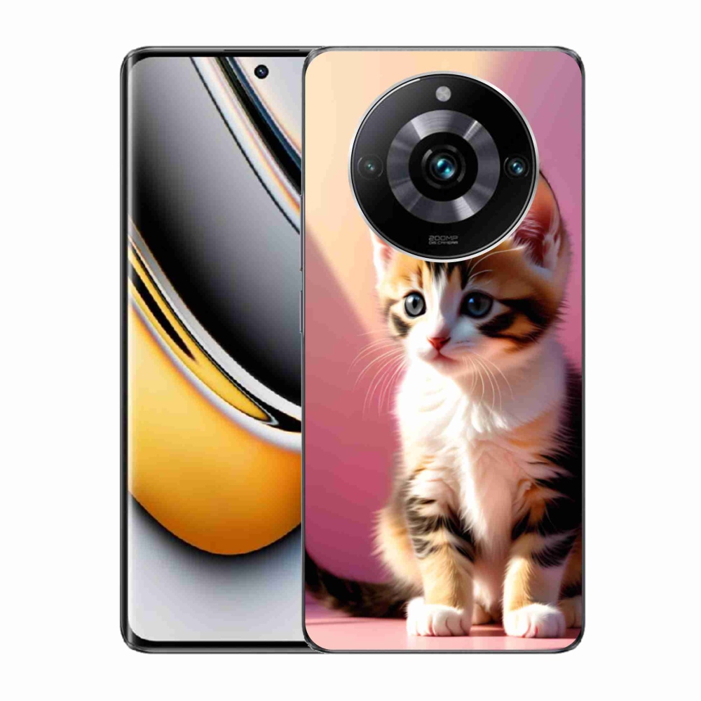 Gélový kryt mmCase na Realme 11 Pro 5G/11 Pro+ 5G - zvedavé mačiatko 2
