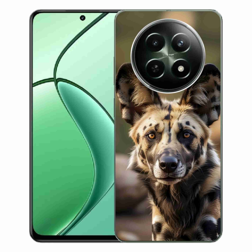Gélový kryt mmCase na Realme 12 5G/12x 5G - africký divoký pes