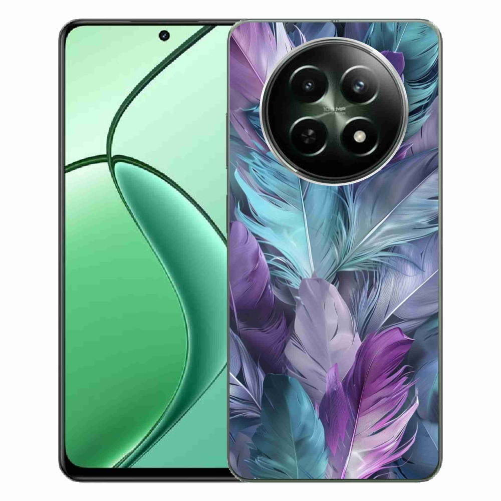 Gélový kryt mmCase na Realme 12 5G/12x 5G - farebné perie 2