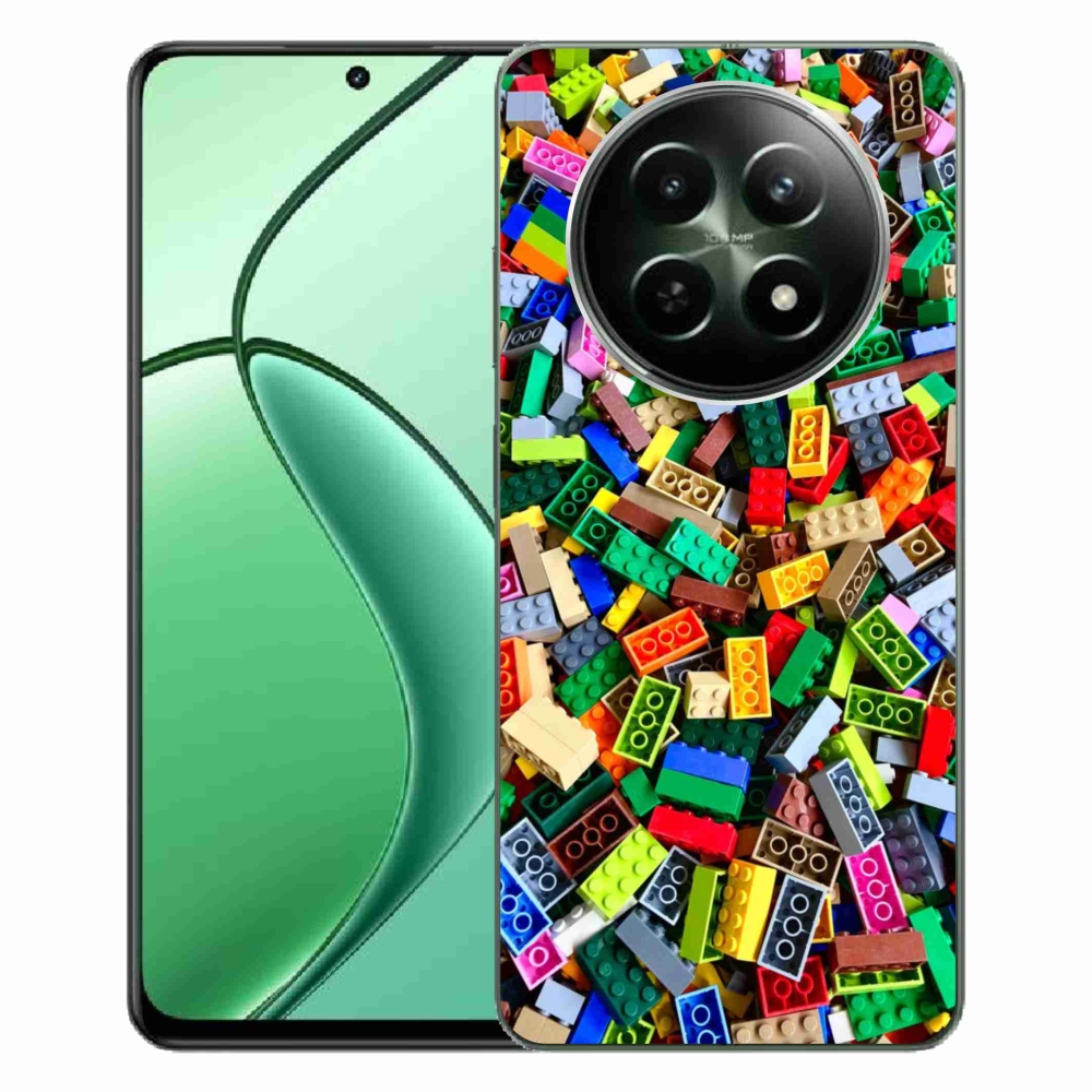 Gélový kryt mmCase na Realme 12 5G/12x 5G - farebné stavebné kocky
