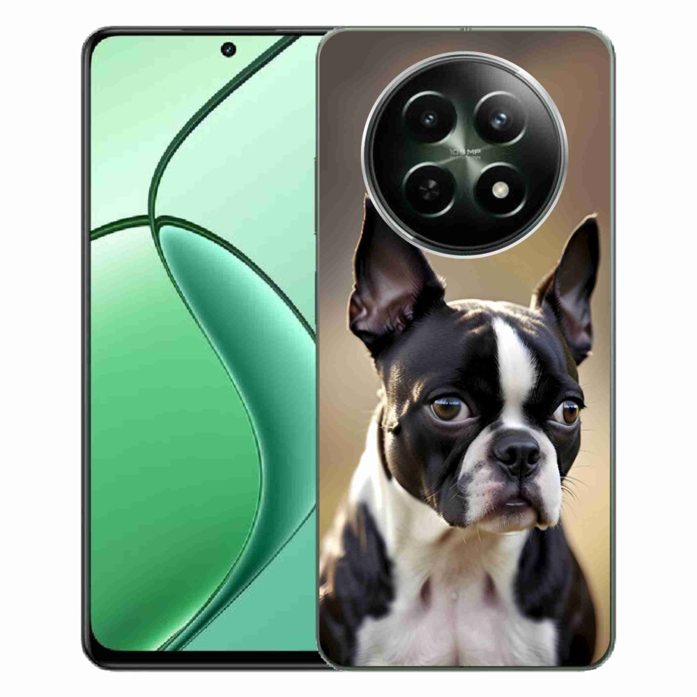 Gélový kryt mmCase na Realme 12 5G/12x 5G - bostonský teriér