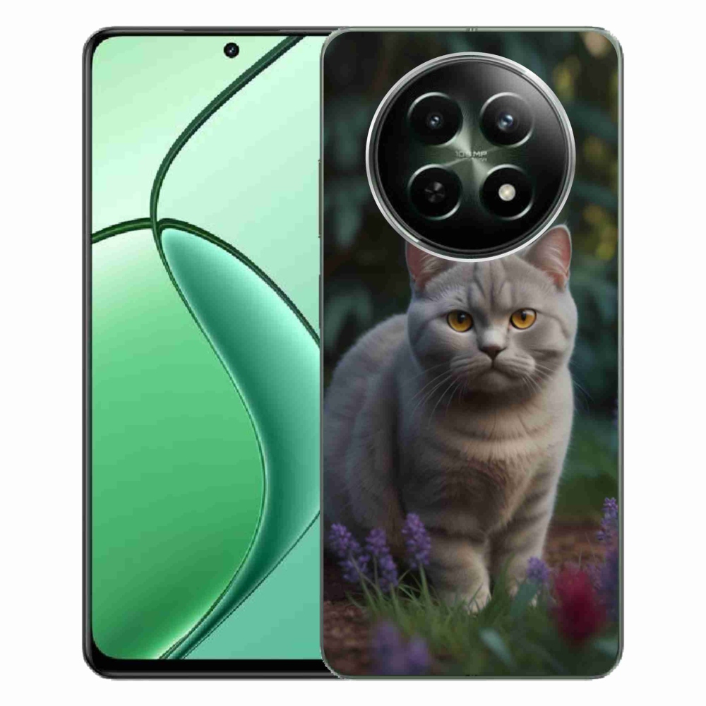 Gélový kryt mmCase na Realme 12 5G/12x 5G - britská mačka