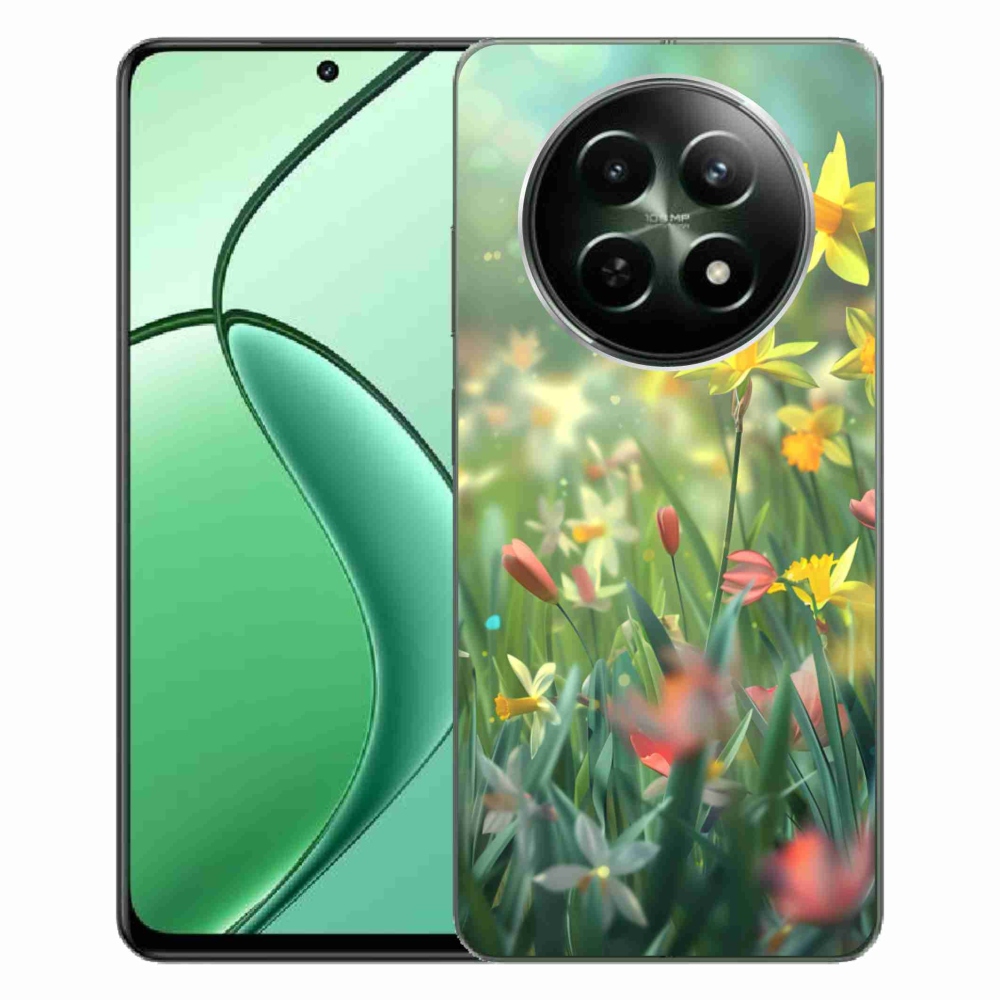 Gélový kryt mmCase na Realme 12 5G/12x 5G - jarné kvety