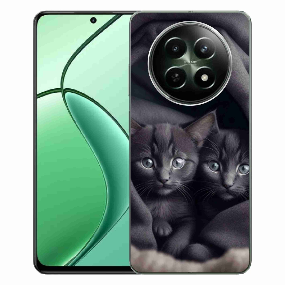 Gélový kryt mmCase na Realme 12 5G/12x 5G - mačacie duo