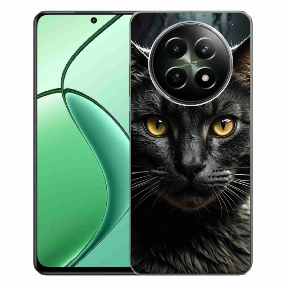 Gélový kryt mmCase na Realme 12 5G/12x 5G - mačacie pohľad 3