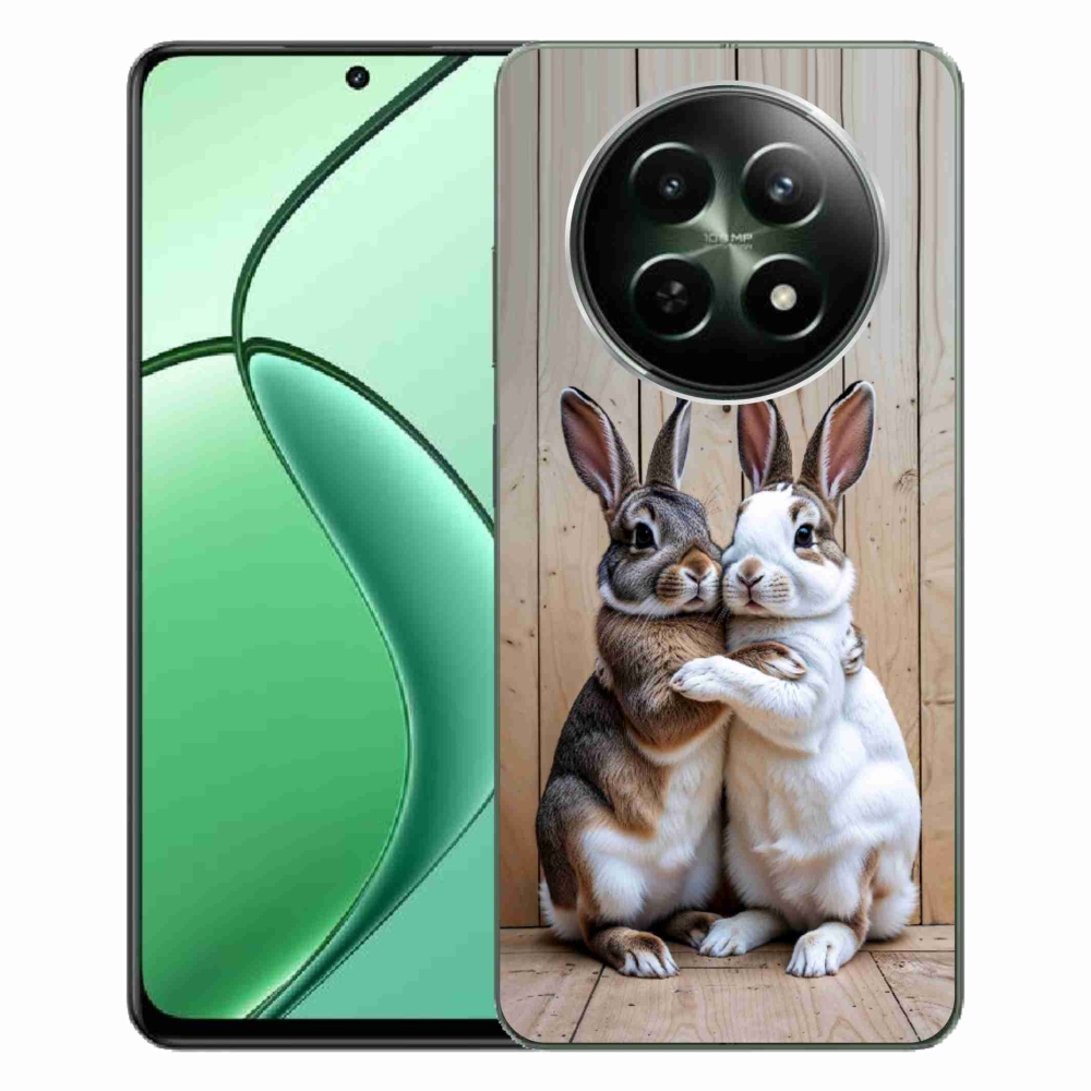 Gélový kryt mmCase na Realme 12 5G/12x 5G - králičie pár