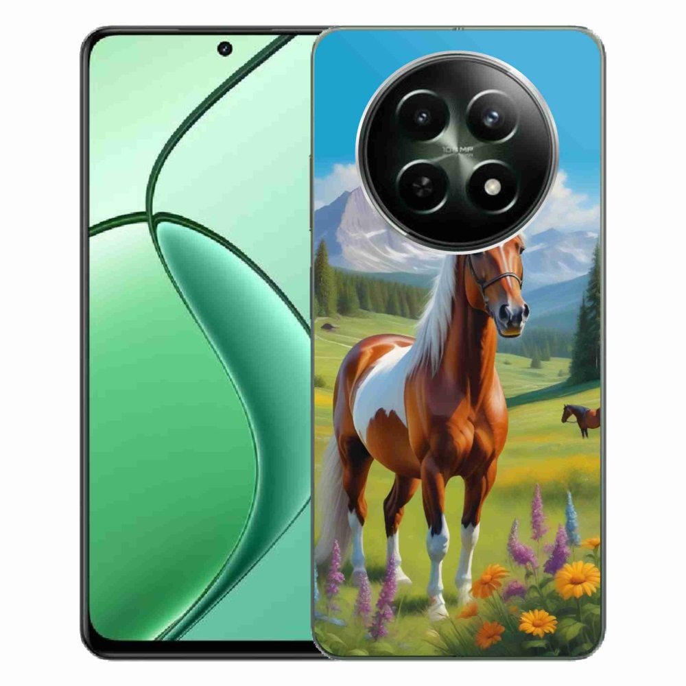 Gélový kryt mmCase na Realme 12 5G/12x 5G - kôň na lúke