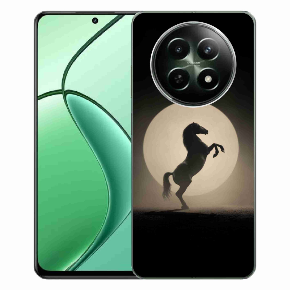 Gélový kryt mmCase na Realme 12 5G/12x 5G - kôň v siluete