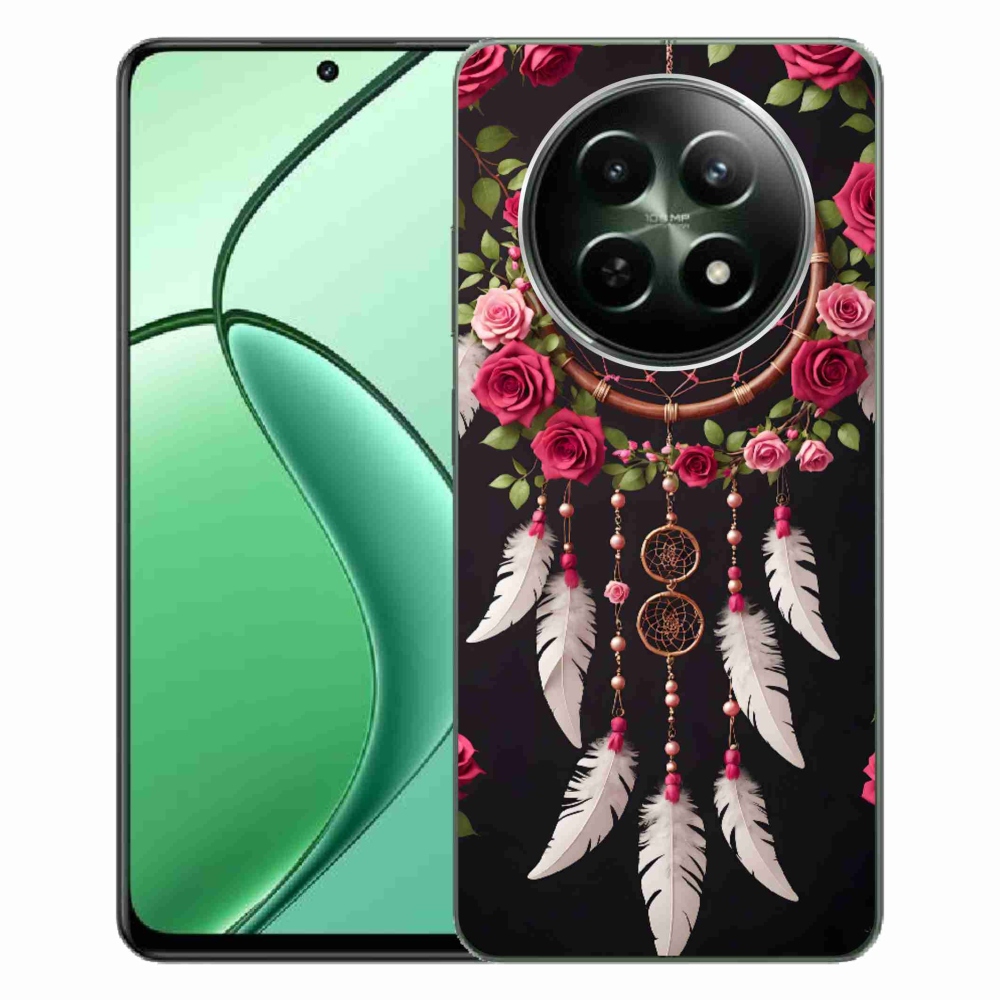 Gélový kryt mmCase na Realme 12 5G/12x 5G - lapač snov s ružami