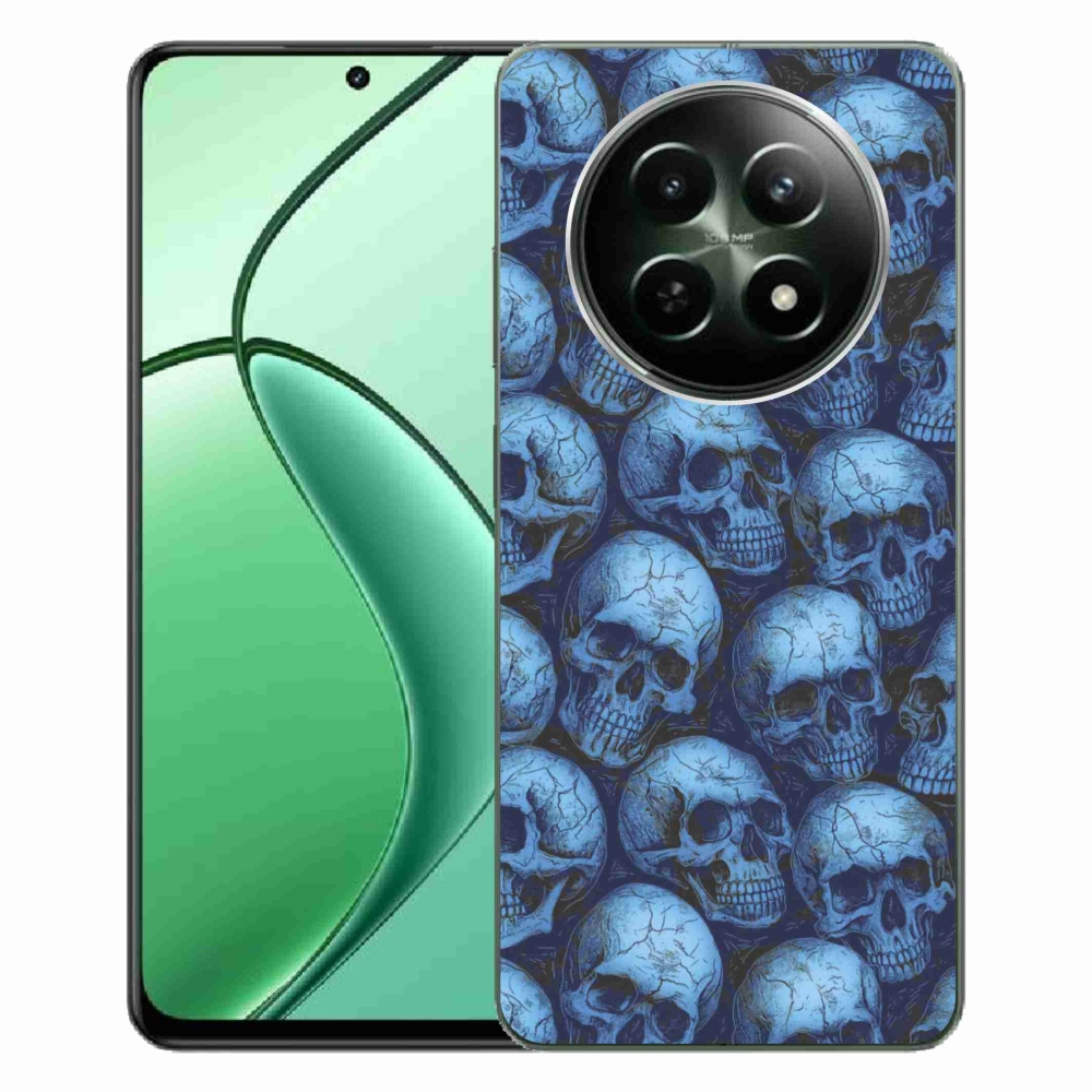 Gélový kryt mmCase na Realme 12 5G/12x 5G - lebky