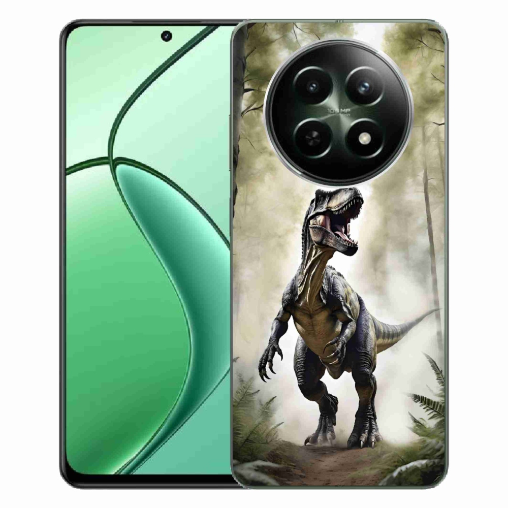 Gélový kryt mmCase na Realme 12 5G/12x 5G - naštvaný T-Rex