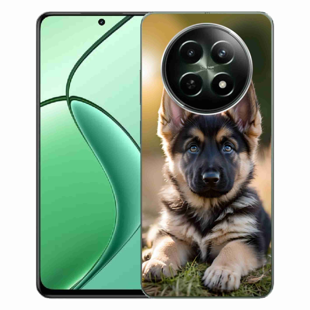 Gélový kryt mmCase na Realme 12 5G/12x 5G - nemecký ovčiak v prírode