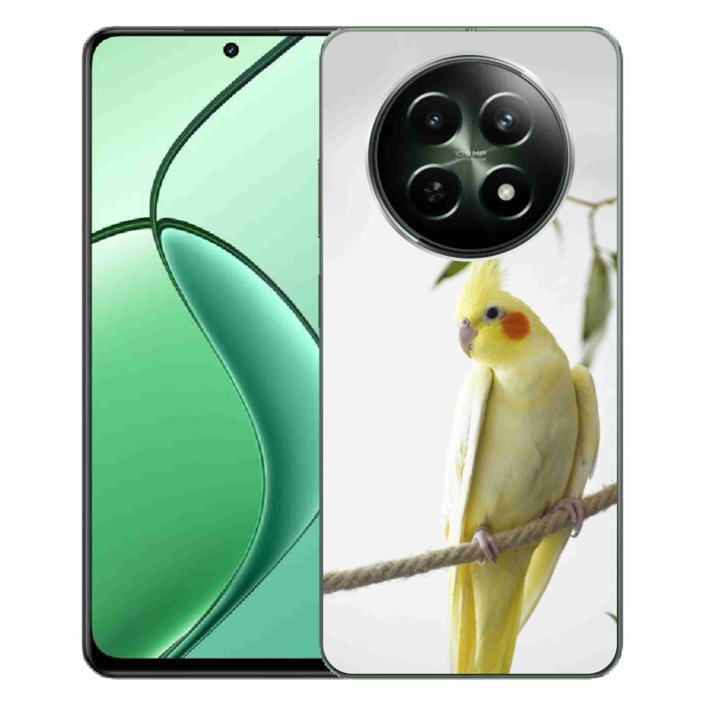 Gélový kryt mmCase na Realme 12 5G/12x 5G - papagáj korela chocholatá