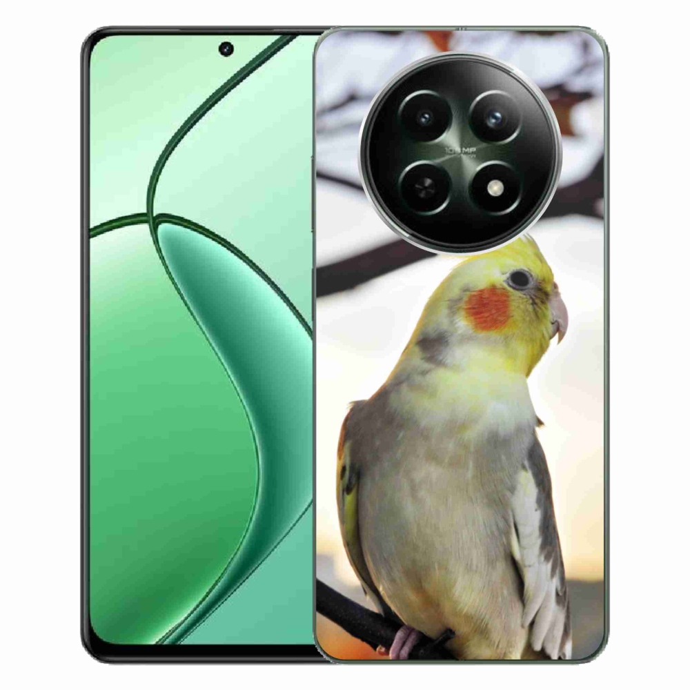 Gélový kryt mmCase na Realme 12 5G/12x 5G - papagáj korela